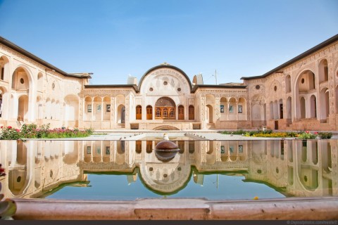 Magnificent Khan-e Tabatabei historic house, Kashan , Iran