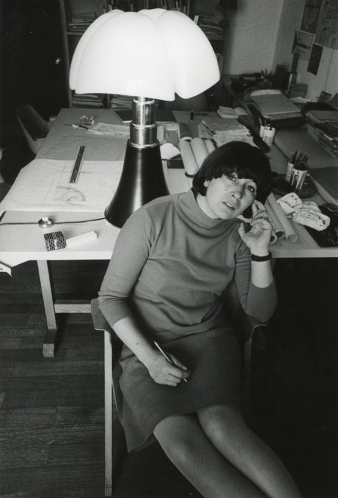 Gae Aulenti, 1967 – photo Ugo Mulas