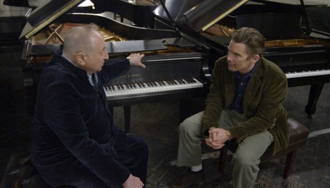 Seymour Bernstein ed Ethan Hawke nel documentario Seymour – An Introduction