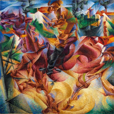 Umberto Boccioni, Elasticità, 1912 - Milano, Museo del Novecento, Collezione Jucker