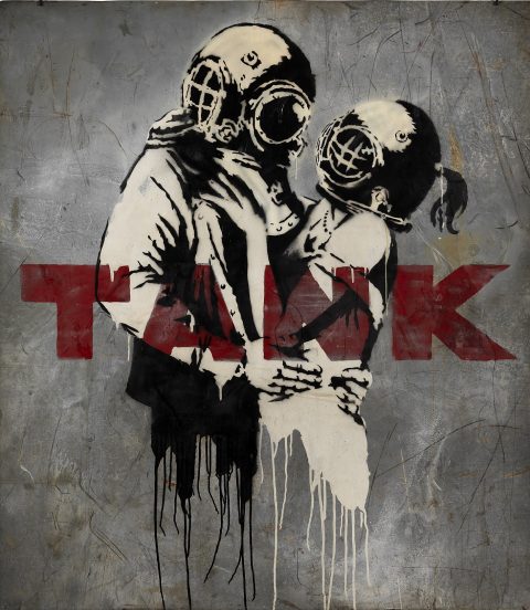 Banksy, Think-tank, 2003, cm 155 x 134