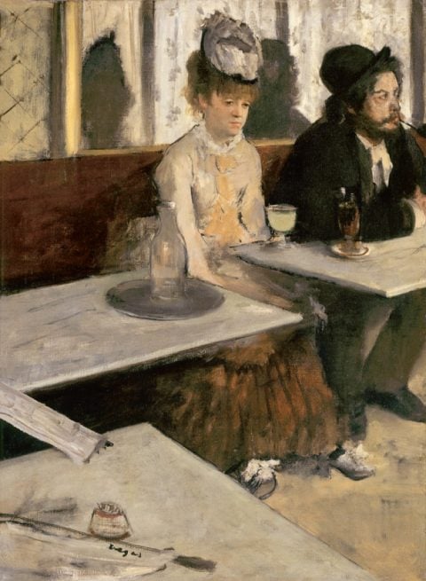 Edgar Degas, Absinthe, 1875-76 – Paris, Musée d’Orsay