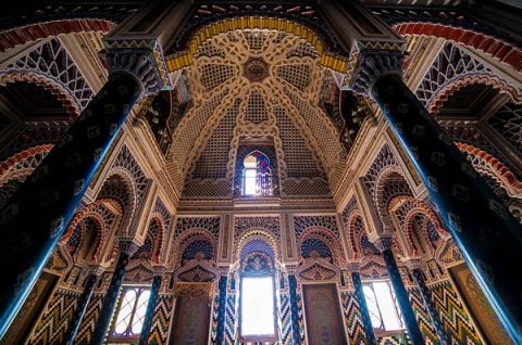 Castello di Sammezzano, vista degli interni