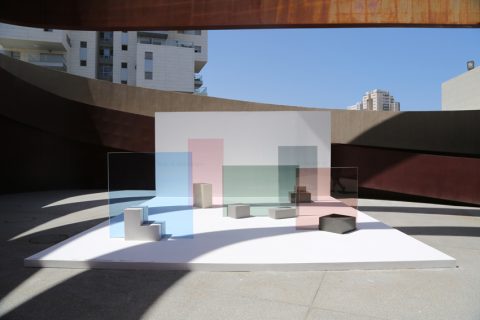 Studio Nendo - The Shade in Between - installation view at Design Museum Holon, 2016