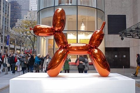 Jeff Koons, Balloon Dog (Orange) (1994 - 2000)