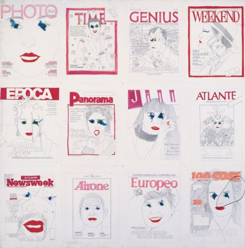 Alighiero e Boetti, Senza titolo (Copertine), 1985 - Collezione Annette e Peter Nobel