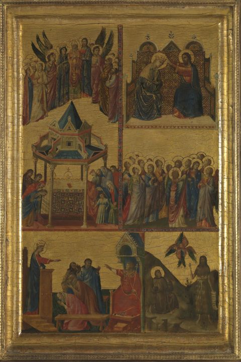 Giovanni da Rimini Scene della vita della Vergine e Santi, 1300-1305 © The National Gallery, London