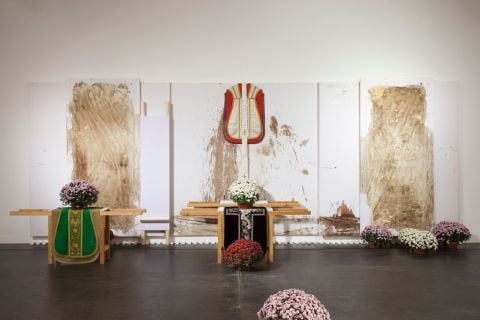 I Relitti di Hermann Nitsch nel suo museo a Napoli