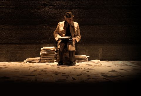 uno still dal documentario "Indro. L'uomo che scriveva sull'acqua"