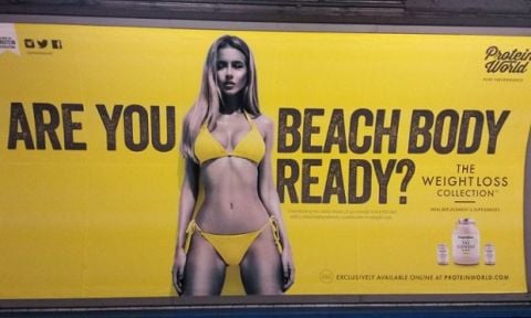 Londra, pubblicità Protein World