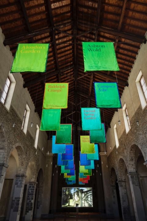 Renée Green, Tracing, 2016 - Spazio Culturale Antonio Ratti, Ex Chiesa San Francesco, Como - photo Agostino Osio - Courtesy of the artist and Free Agent Media