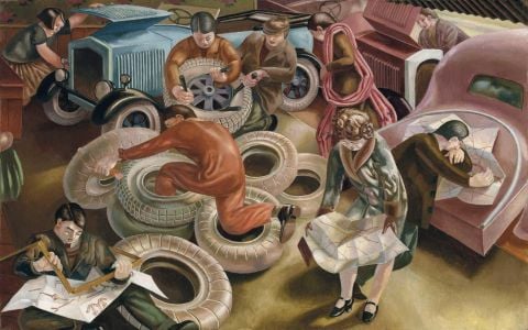 Stanley Spencer, The Garage, 1929