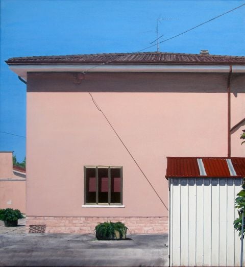 Anne Skole Overgaard Casa, 2014 Acrilico su tela