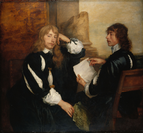 Anthony van Dyck, Thomas Killigrew and William, Lord Crofts (?), 1638 - The Royal Collection Trust - © Her Majesty Queen Elizabeth II 2016