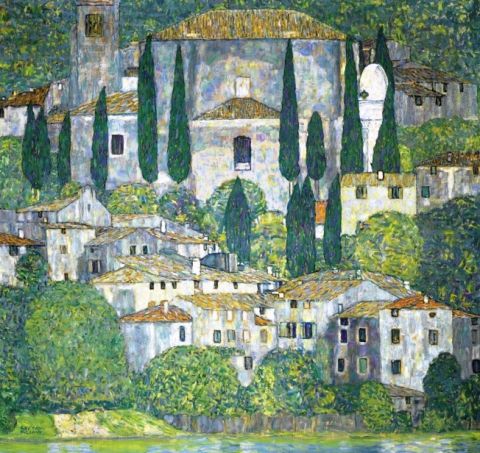 Gustav Klimt, Paesaggio a Malcesine, estate1913