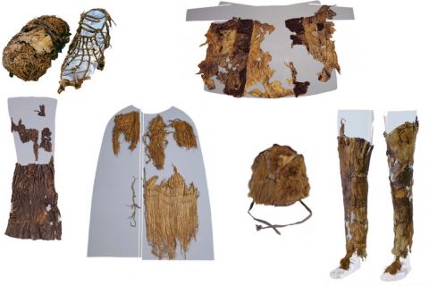 Il guardaroba di Otzi (foto Institute for Mummies and the Iceman)
