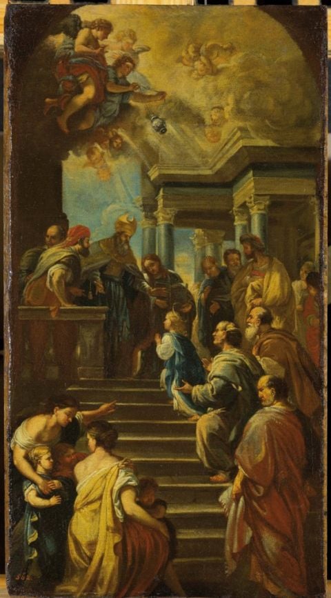 Luca Giordano, Presentazione di Maria al Tempio, 1670 ca.