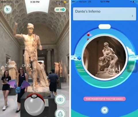 Pokémon Go al Metropolitan Museum of Art di New York - photo @jeanettehayes_Instagram and @museummammy_Twitter