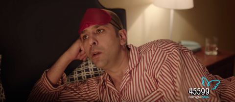 Checco Zalone nello spot a favore della ricerca per la Sma