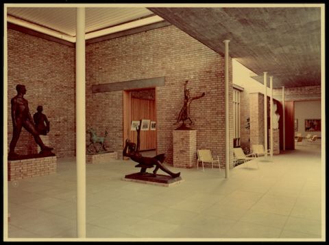 Il Padiglione Svizzera alla Biennale, in una foto nel 1952