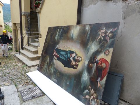 Accumuli terremoto Lazio recupero