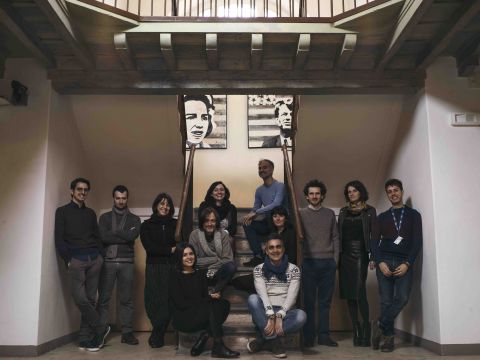 Source, gruppo lavoro con Roberto Rubini - photo BlackMagic Production
