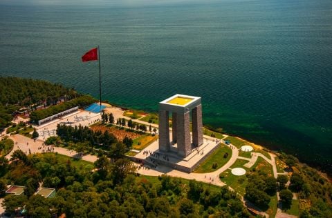 Una veduta di Çanakkale