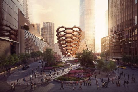 Vessel di Heatherwick a New York - credit Forbes Massie