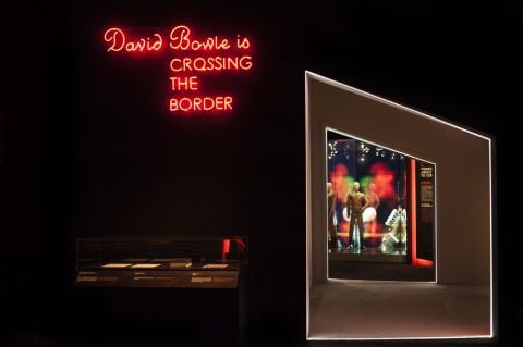 David Bowie is - exhibition view at MAMbo, Bologna 2016