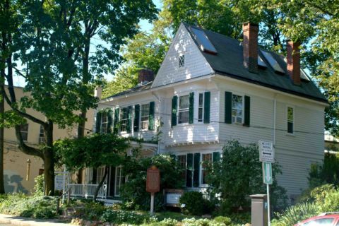 la casa natale di Edward Hopper a Nyack