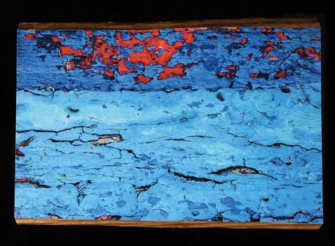 Jacopo Di Cera - Ritorno #1, Fino alla fine del mare, stampa su legno, 70 x 50, 2015