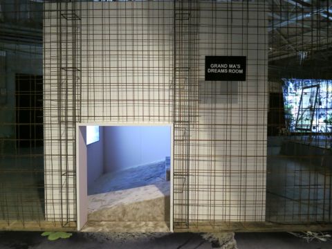 Laure Prouvost – GDM. Grand Dad’s Visitor Center - installation view at HangarBicocca, Milano 2016