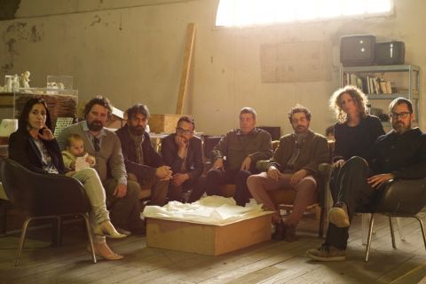 Carico Massimo, Livorno. Da sx a dx Valentina Costa (G), Fabrizio Paperini (G), Federico Cavallini (A), Gabriele Morleo (A), Enrico Bertelli (A), Dario Gentili (A), Alessandra Poggianti (C), Juan Pablo Macías (A)