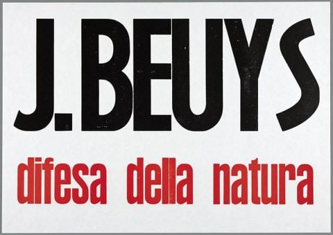 Joseph Beuys, Manifesto Bolognano, 1983 - Fondazione SoutHeritage, Matera 2004