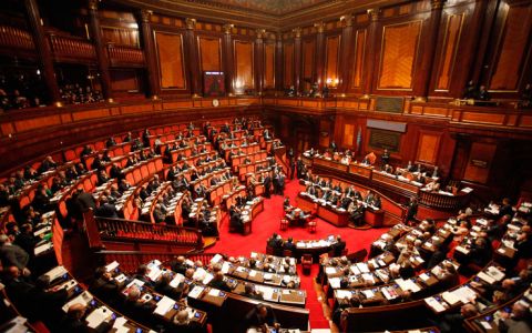 L'aula del Senato