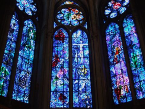 Le vetrate della Cattedrale di Rheims, opera di Marc Chagall