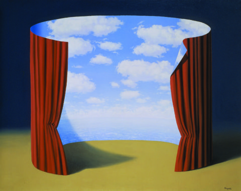 René Magritte, Le memorie di un santo, 1960. Olio su tela, 80 x 99,7 cm. The Menil Collection, Houston © Adagp, Parigi 2016. Courtesy Centre Pompidou