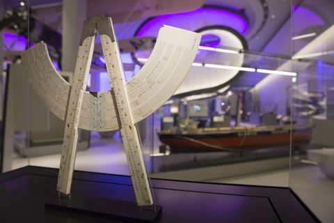 Architectonic sector by George Adams, 1770, Mathematics The Winton Gallery, Science Museum, c. Jody Kingzett