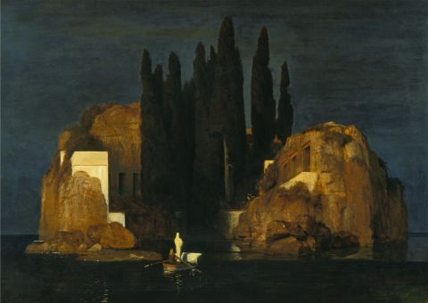 Arnold Böcklin, Die Toteninsel, 1880 - Kunstmuseum, Basilea