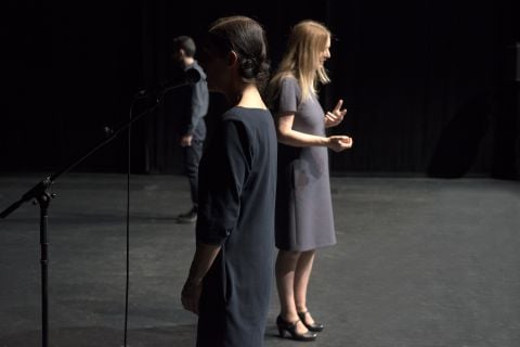 Daria Deflorian & Antonio Tagliarini, Il cielo non è un fondale - photo © Elizabeth Carecchio