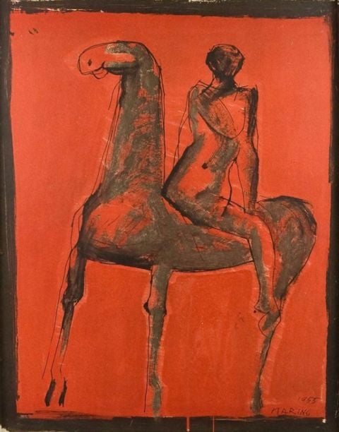 Marino Marini, Cavaliere, 1955