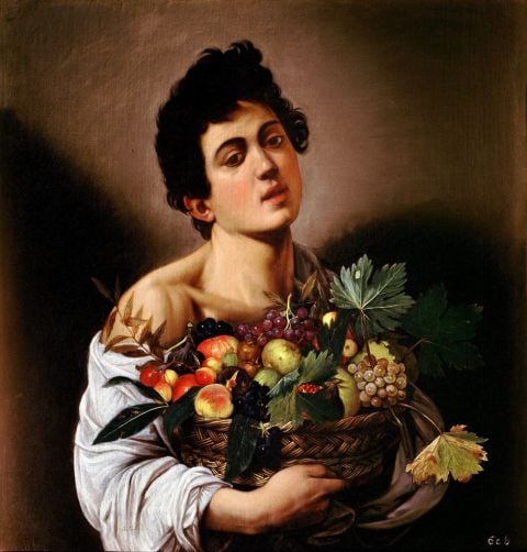 Michelangelo Merisi detto Caravaggio, Ragazzo con canestra di frutta - Roma, Galleria Borghese © Mibact - Galleria Borghese
