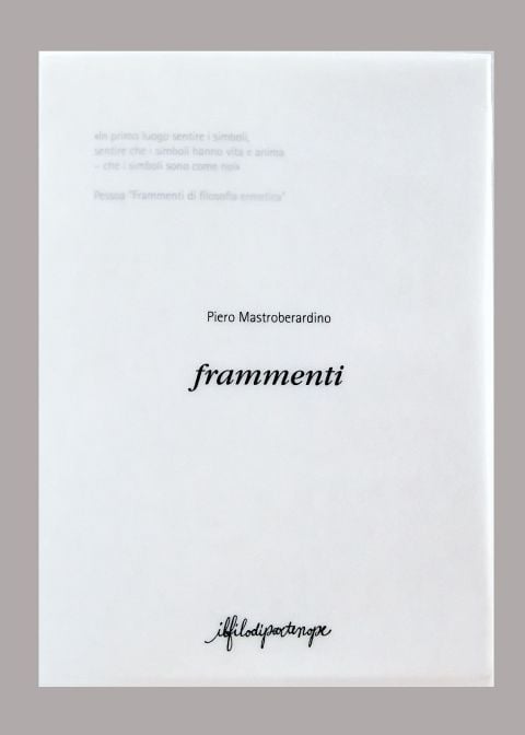 Piero Mastroberardino – Frammenti (ilfilodipartenope) - cover