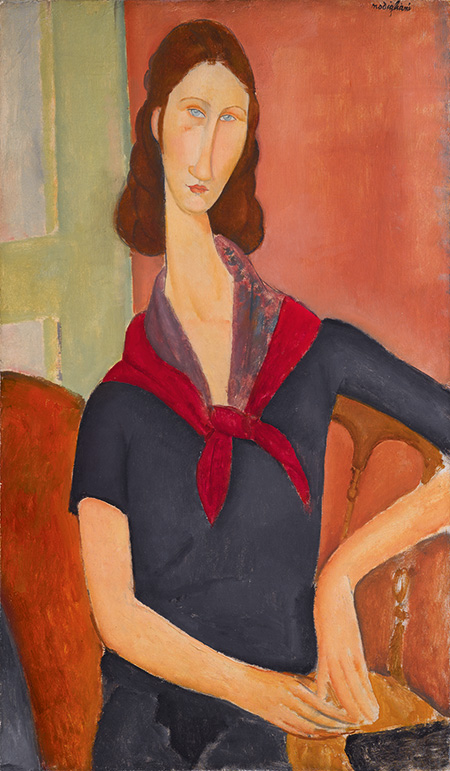 Amedeo Modigliani, Jeanne Hébuterne (Au foulard), 1919