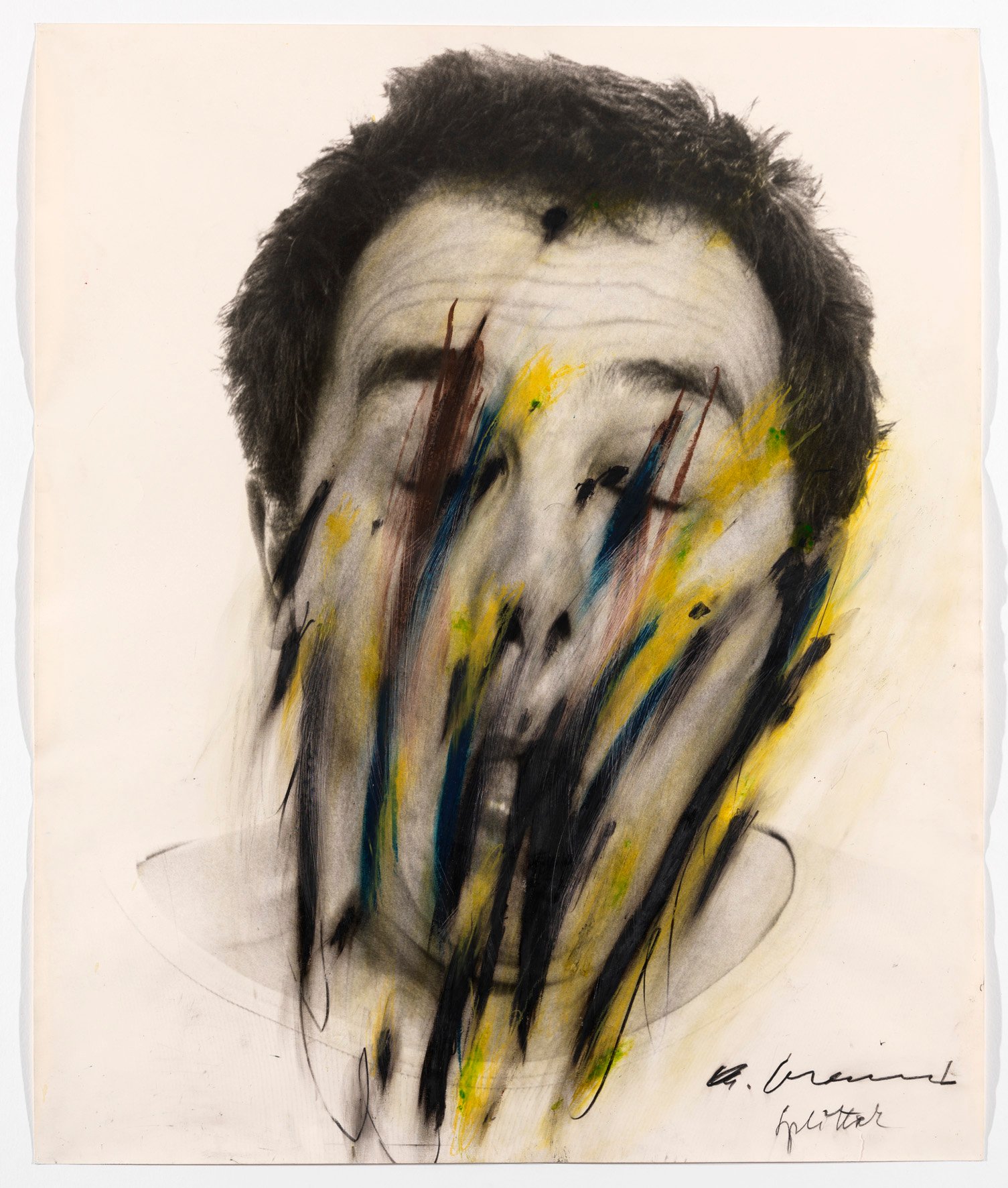 Arnulf Rainer, Splitter, 1971, Mart