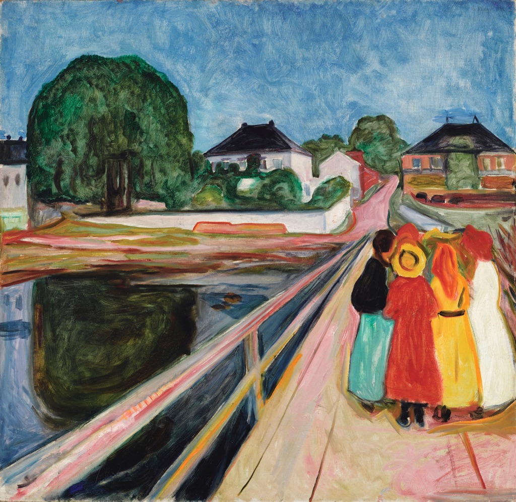 Edvard Munch, Pikene på broen, 1902