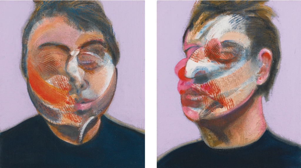 Francis Bacon, Two Studies for a Self-Portrait, 1970