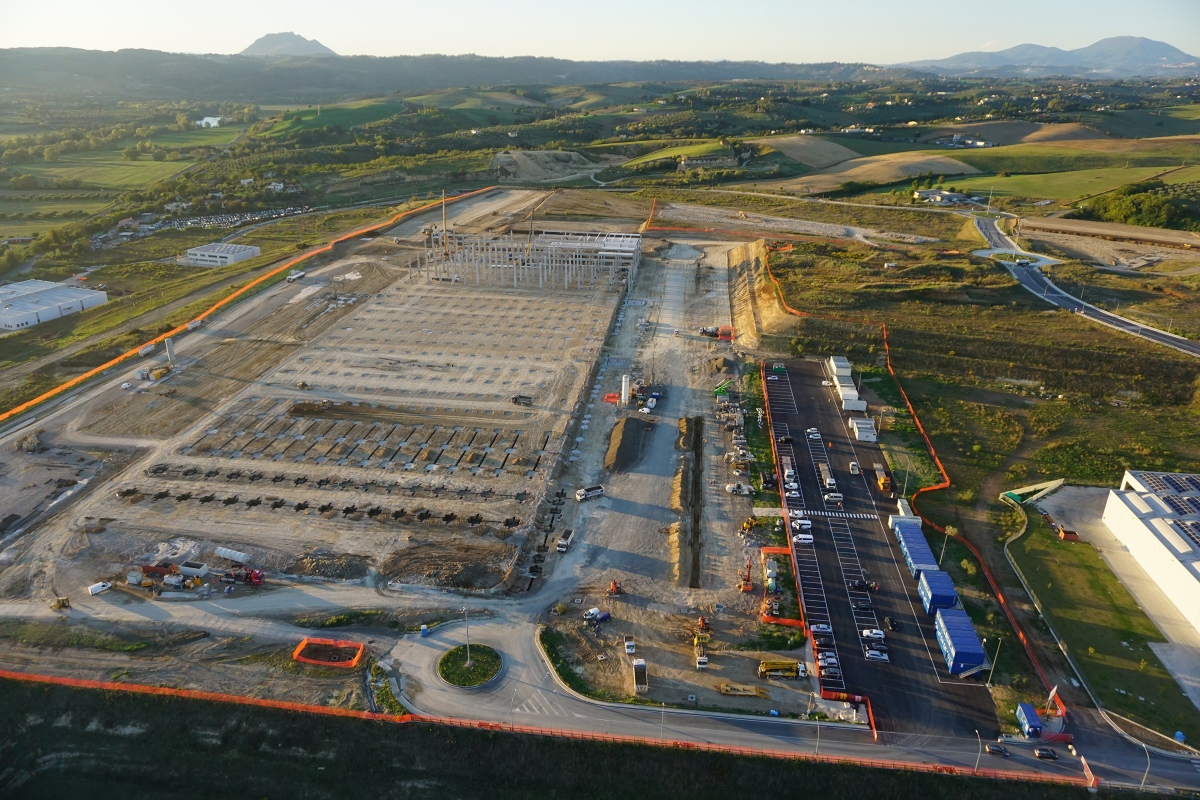 Il cantiere del nuovo centro logistico Amazon – Studio Zonetti