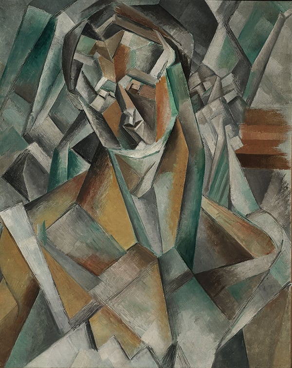 Pablo Picasso, Femme assise, 1909