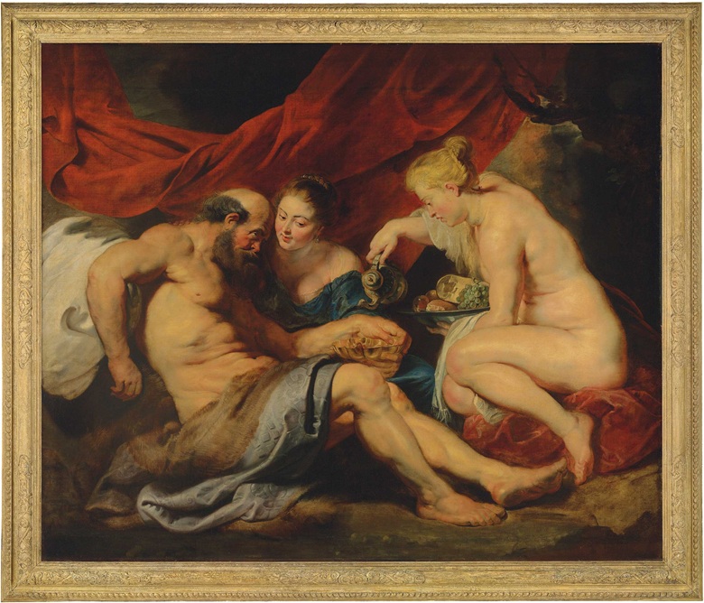Peter Paul Rubens, Lot e le sue figlie, 1613-14